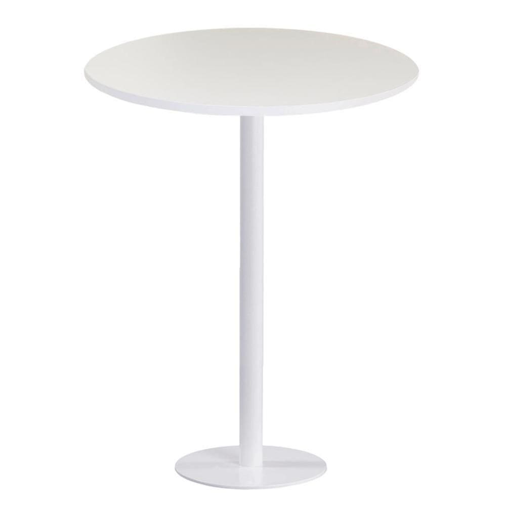 Mesa Pisa Beta Bistrô Fratini 107,50cm (a) Disco Redondo Branco Tampo Mdp Redondo Branco 60cm (l)