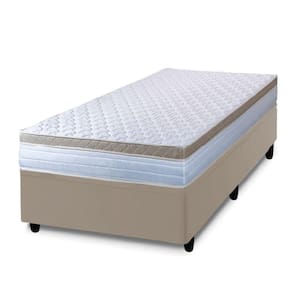 Cama Box Solteiro Colchão Com Molas Ensacadas Dunas Hellen
