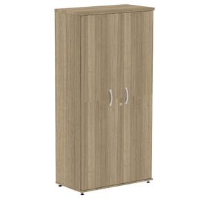 Armário Alto P25 Pandin 80 Cm (largura) Em Mdp Cor Noce Naturalle Com 2 Portas E 3 Prateleiras