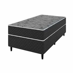 Cama Box Solteiro Molas Ensacadas Sibéria Umaflex 188cm X 88cm