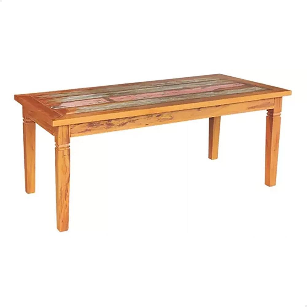 Mesa de Jantar 2,5M Madeira Maciça Pátina