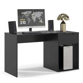 Mesa Escrivaninha 1 Gaveta Com Suporte Para Cpu Flop Preto