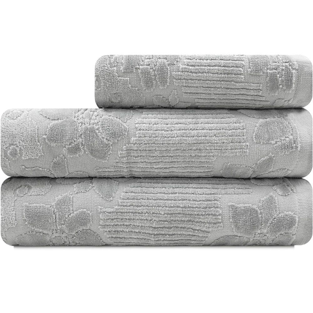 Jogo de Toalha Buddemeyer Lollipop 100% Algodão Aveludada 3 peças Banho e Rosto