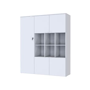 Armário Alto C/Nichos e 05 Portas 161,5x135x42cm
