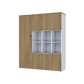 Armário Alto C/Nichos e 05 Portas 161,5x135x42cm