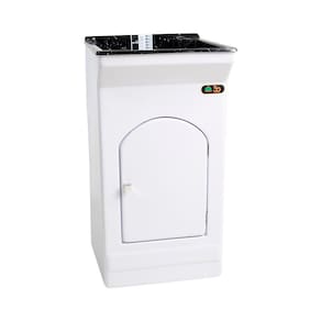 Tanque de Lavar Roupa Fiberblu Paris 20 Litros Granitado Preto