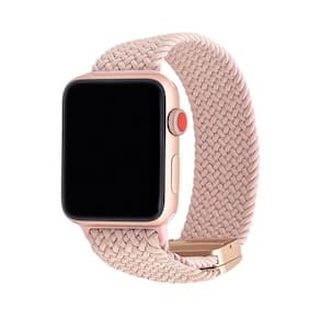 Pulseira Tramada Com Fecho Magnético para Apple Watch 38/40/41 mm, Originais iPlace, Nude