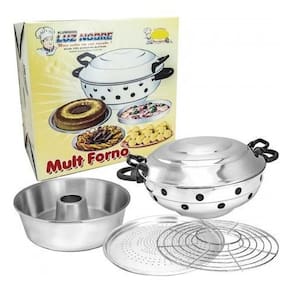 Conjunto Mult Forno Alumínio - Luz Nobre