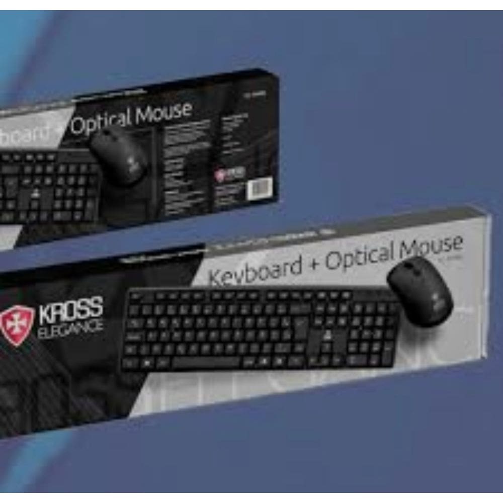 Kit De Teclado E Mouse Com Fio Kross Cor | Casas Bahia