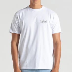 Camiseta Volcom Workwear Union WT25 Masculina Branco