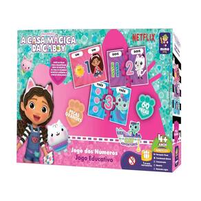 Jogo Educativo Jogo Dos Números Gabby Mimo - 2157