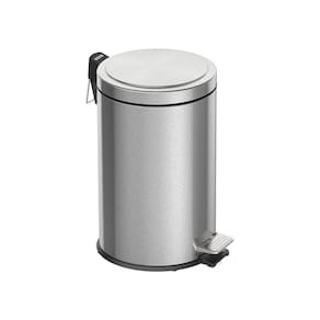 Lixeira Tramontina Brasil Plus Com Pedal 12l Redonda Scotch Brite Unica