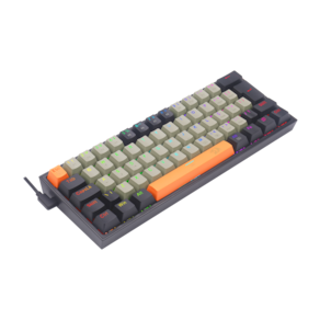 Teclado Gamer Redragon Fizz RGB Mecânico Switch Marrom ABNT2
