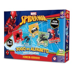 Jogo Do Alfabeto Homem Aranha Educativo Mimo - 1998