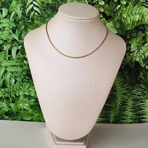 Colar Choker Rabo de Rato Dourado