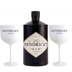 Kit Gin Hendricks 750 ml + 2 Taças Personalizadas