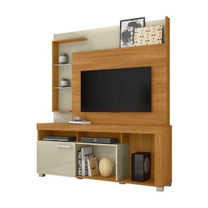 Home Theater Icaro Cumaru/Opala – Madetec Móveis