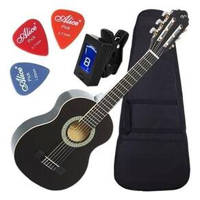 Kit Violão Acústico 3/4 Nylon N6 Bk Giannini O F E R T A