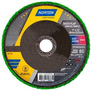 Disco De Lixa Flap Disc 4.1/2Pol Fibra Standard Norton