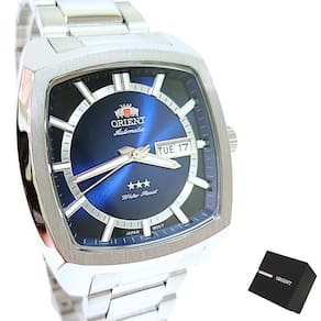 Relógio Orient Masculino Automático Prateado F49SS031 D1SX