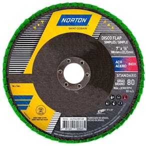 Disco De Lixa Flap Disc 4.1/2Pol Fibra Standard Norton