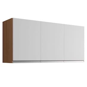 Armário Aéreo para Cozinha 120 cm 3 Portas Adriana
