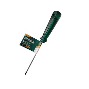 Chave Phillips PVC Verde 1/8X4 SATA - Resistente