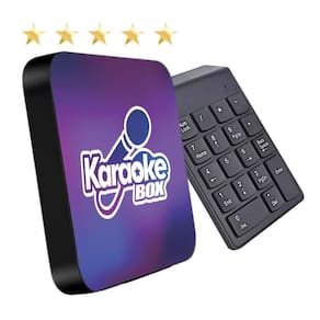 Karaoke Box Com Pontuação E Fila De Espera + 2 Microfones