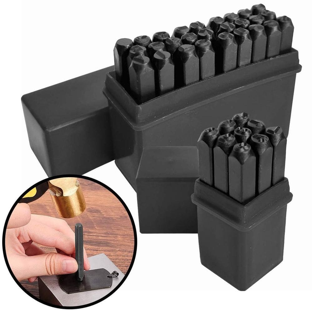 Marcador Alfanumérico 3Mm 36 Número Letra Pino Punção Aço