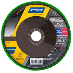 Disco De Lixa Flap Disc 4.1/2Pol Fibra Standard Norton