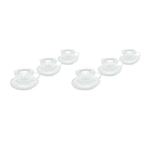 Conjunto de 6 Xícaras 200 ml com Pires N2444396 - Quanhe