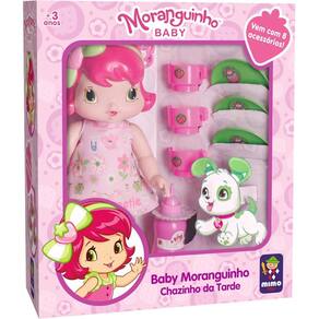 Boneca Baby Moranguinho 30 Cm Chazinho Da Tarde Mimo - 4003