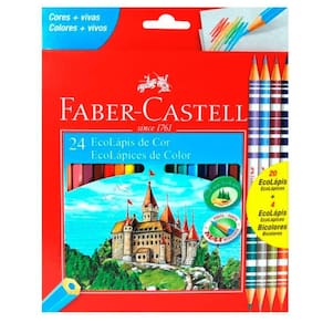 Lápis De Cor 24 Cores + 4 Cores FaberCastell