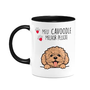 Caneca Dog - Meu Cavoodle, melhor pessoa! B-black