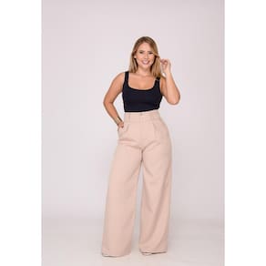 Calça Social Feminina 7940 Bege [F075]
