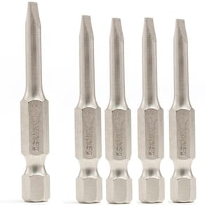 Jogo De Bits Fenda 5X50Mm Encaixe 1/4Pol 5 Peça St59315 Sata