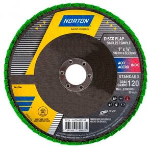 Disco De Lixa Flap Disc 4.1/2Pol Fibra Standard Norton