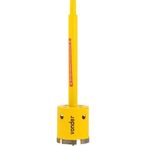 Serra Copo Diamantada Com Haste 53Mm - Vonder