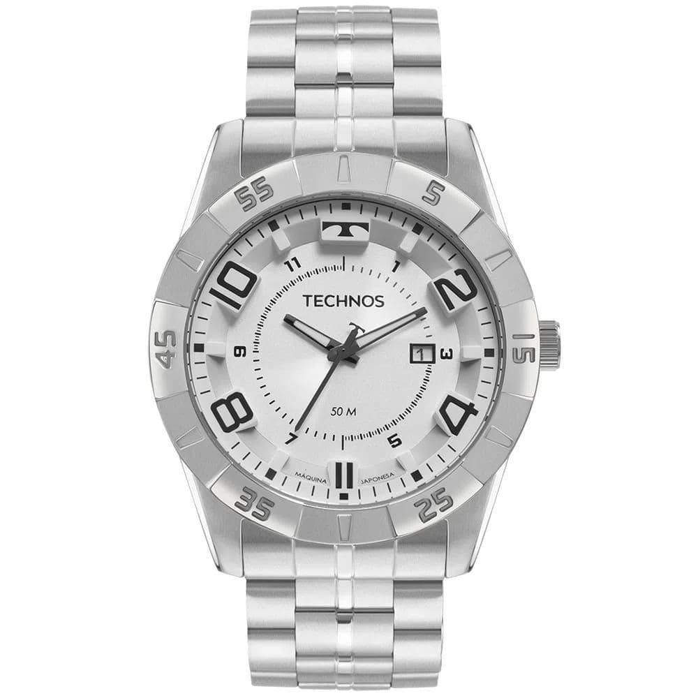 Relógio Masculino Prata Technos 2115Mxl/1K