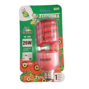 Lâmpada Fluorescente Compacta Espiral 127V 26W Luz Vermelha