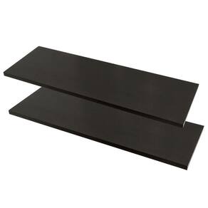 Kit 2 Prateleiras 50X20 Flutuantes Mdf 15Mm Branco Decoração
