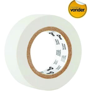 Fita Isolante Antichama 19Mmx10M Branca Nove54