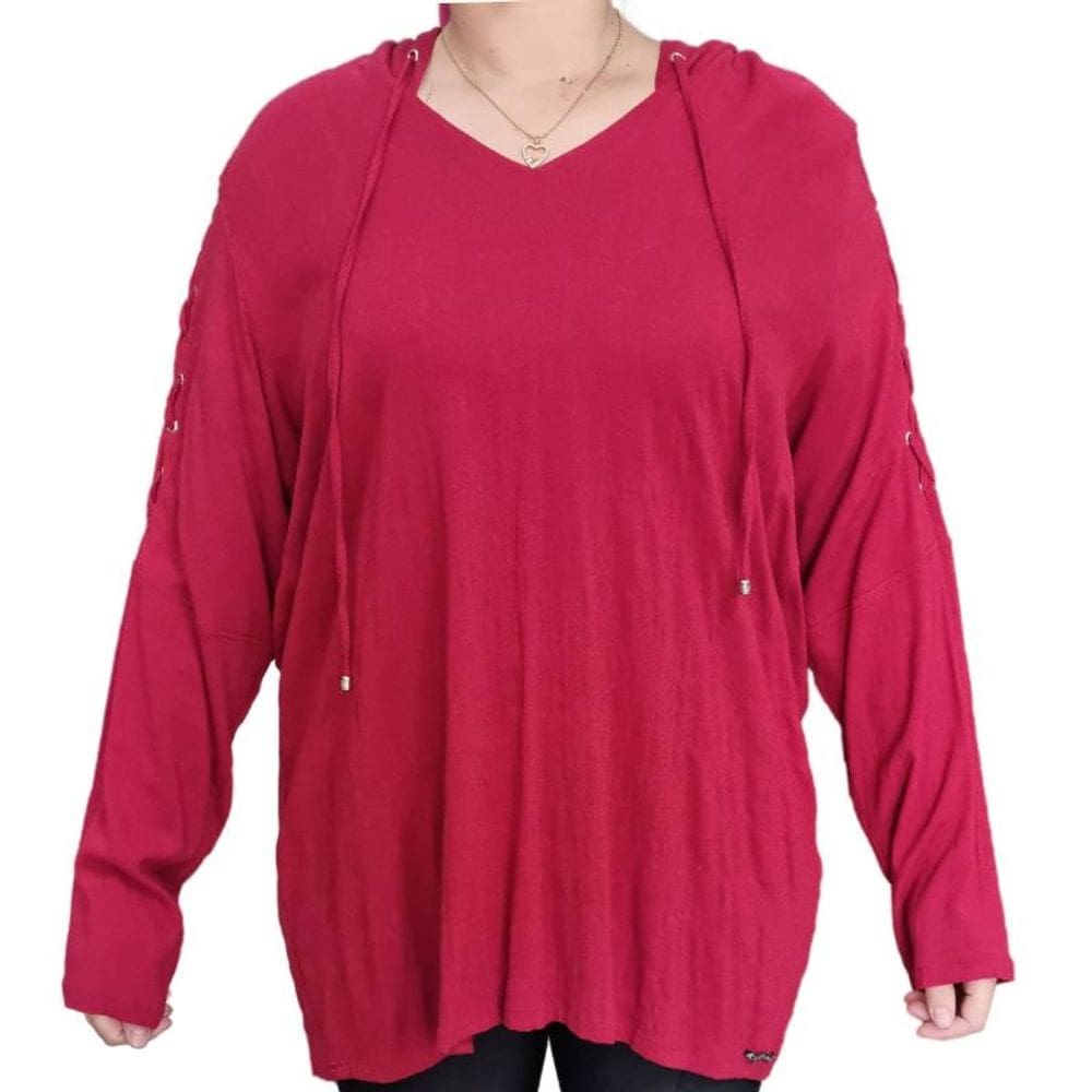 Blusa Feminina ML Raio De Luz Plus Size