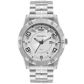 Relógio Masculino Prata Technos 2115Mxl/1K