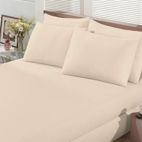 Lençol De Malha Venesa Fio Penteado Solteiro 30-Cm Pérola