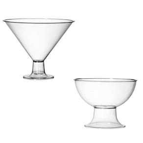Kit Com 1 Taça Pequena 2,4L E 1 Taça Martine G 2,4L