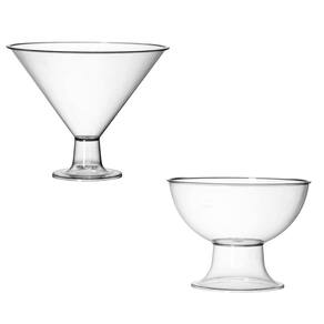 Kit Com 1 Taça Pequena 2,4L E 1 Taça Martine G 2,4L