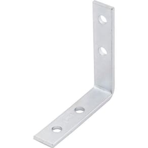 Cantoneira Para Cortina 05X07Cm Zincado Cce0057 Com 10 Peças