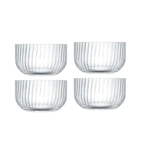 Jogo de Bowls Sobremesa Fiore Vidro Nadir 475ml Kit 4 Peças