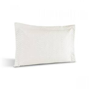 Porta Travesseiro Avulso Percal 180 Fios Silver Palha